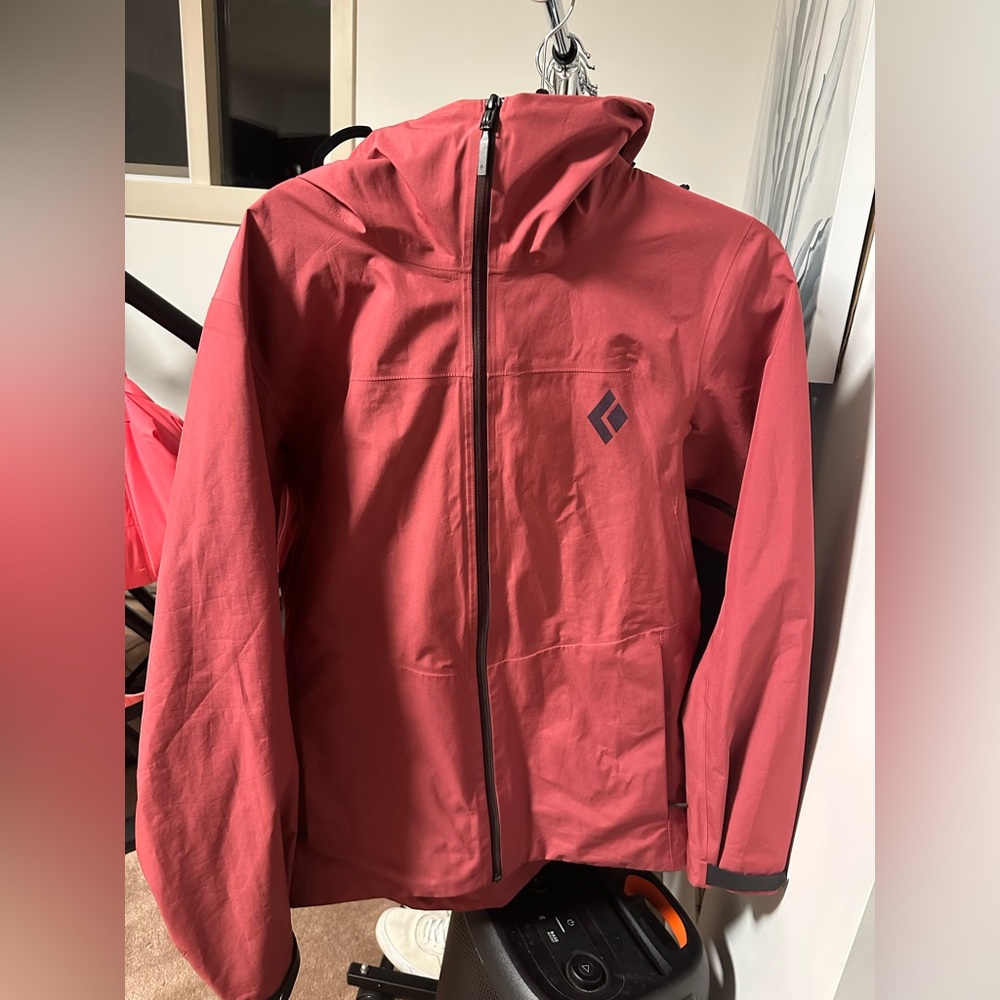 Black Diamond Pink Hooded Softshell Jacket